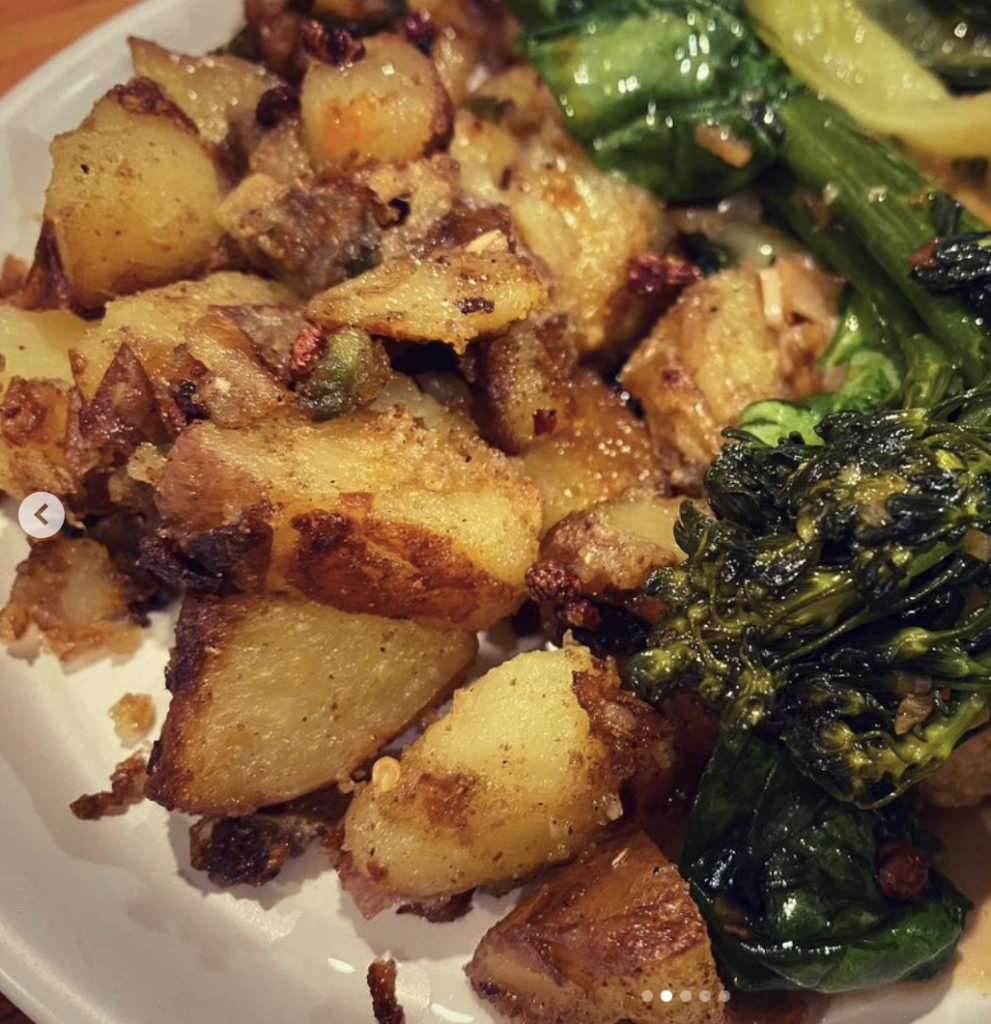 Crispy Sichuan potatoes
